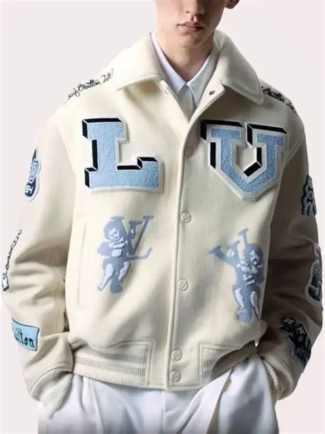 lv varsity jacket rep|louis vuitton white varsity jacket.